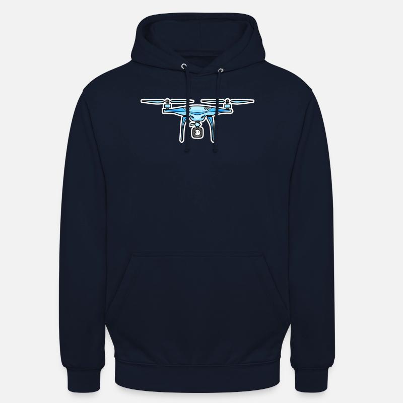 Drone Drone Drones - Sweat-shirt à capuche unisexe - marine