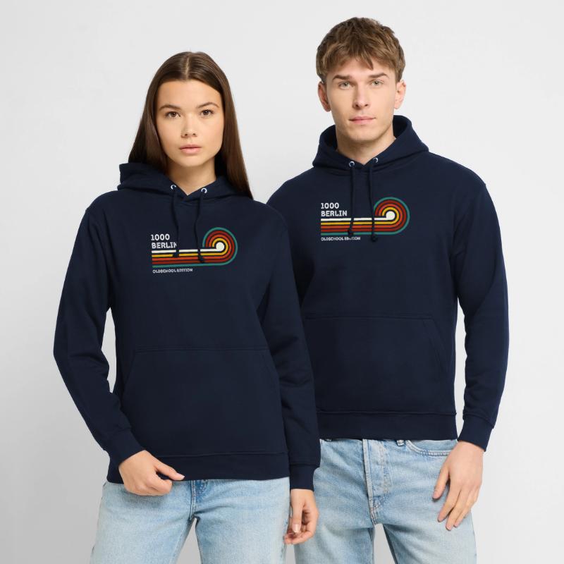Berlin Chemise Rétro Code Postal 1000 Code Postal Souvenir Sweat-shirt à capuche unisexe