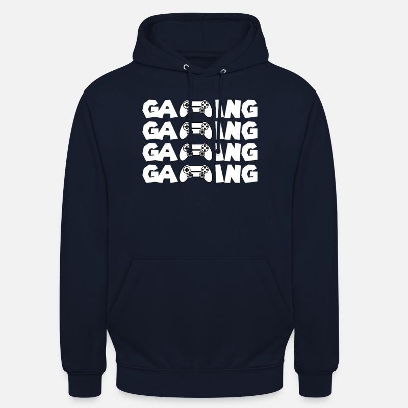 Gaming Glyphs Controller Muster - Unisex Hoodie - Navy