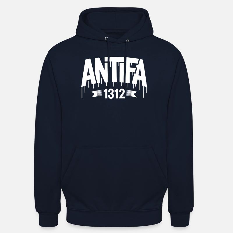 Antifa 1312 - Antifa Tee - Sweat-shirt à capuche unisexe - marine
