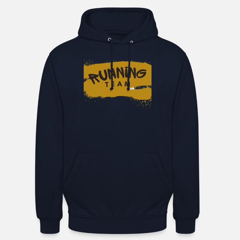 Équipe de course - Sweat-shirt à capuche unisexe - marine