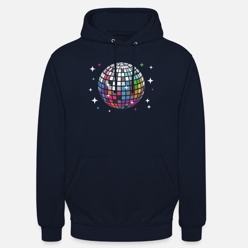 Disco Ball Disco Discotheque - Unisex Hoodie - navy