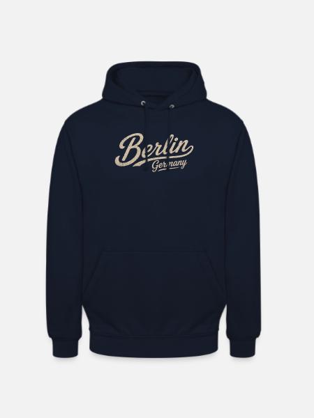 Berlin - Germany - Berliner Bär - Unisex Hoodie - Navy