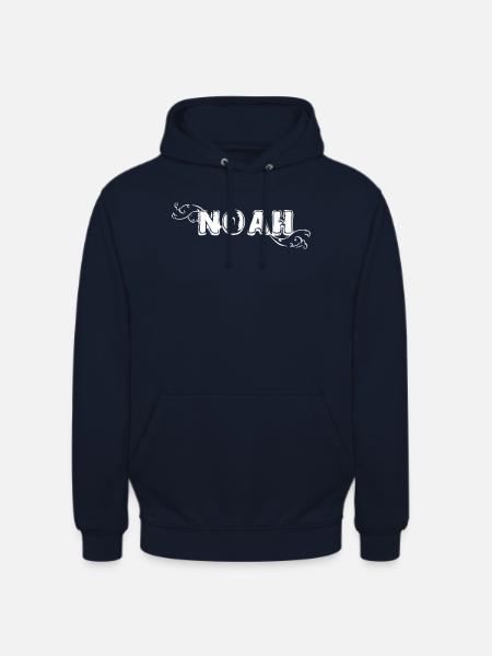 NOAH Schriftzug verziert Vectorgraphic - Unisex Hoodie - Navy