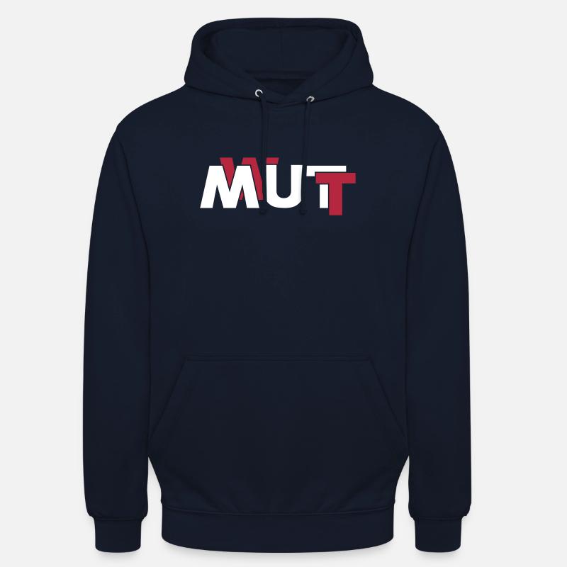 Wut oder Mut Unisex Hoodie