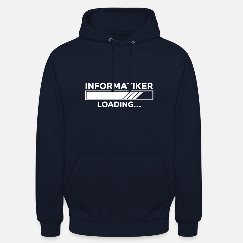 Informatiker Spruch Lustige Programmierer Geschenk - Unisex Hoodie - Navy