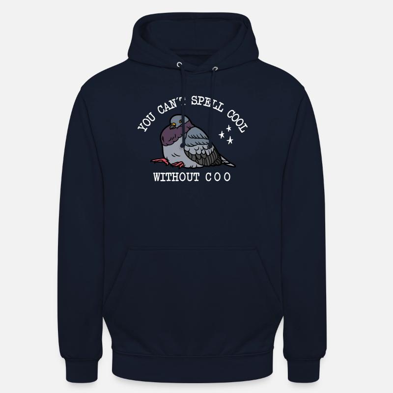 Colombe ne peut pas épeler cool - Sweat-shirt à capuche unisexe - marine