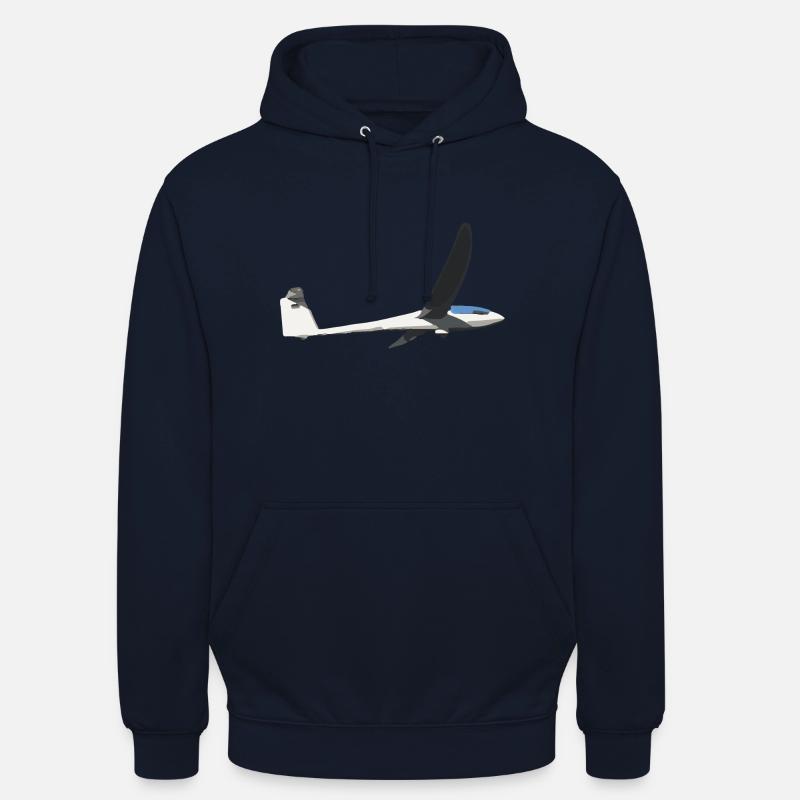 Glider Pilot Flight Glider Glider - Unisex Hoodie - navy