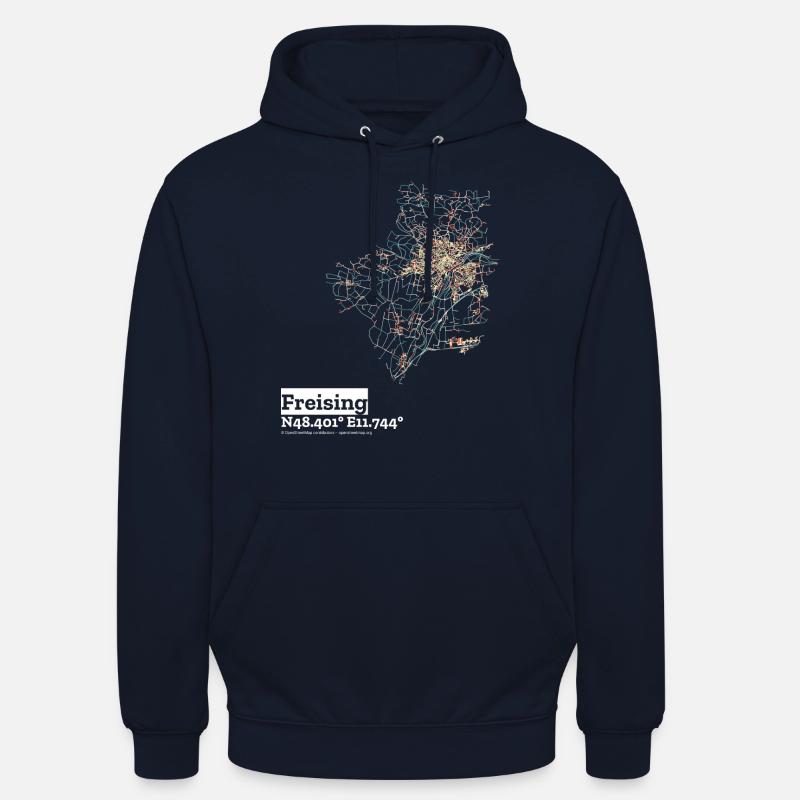 Freising Basic Pastels - Unisex Hoodie - Navy