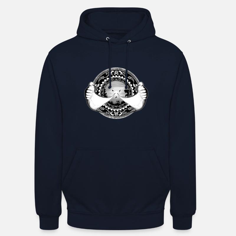 Mantarochen Hawaiianisch - Unisex Hoodie - Navy