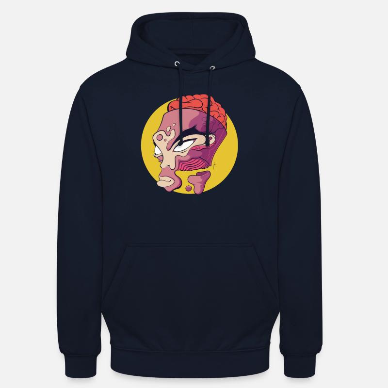 Open minded - Sweat-shirt à capuche unisexe - marine