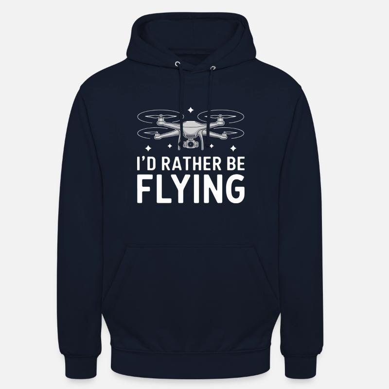 Drones Pilot Quadcopter Drone - Unisex Hoodie - navy