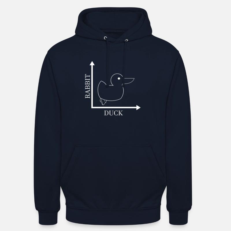 Rabbit Duck - Gone Wrong - Unisex Hoodie - navy