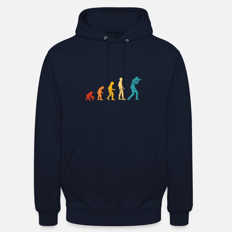 Retro evolution photographer - Unisex Hoodie - navy