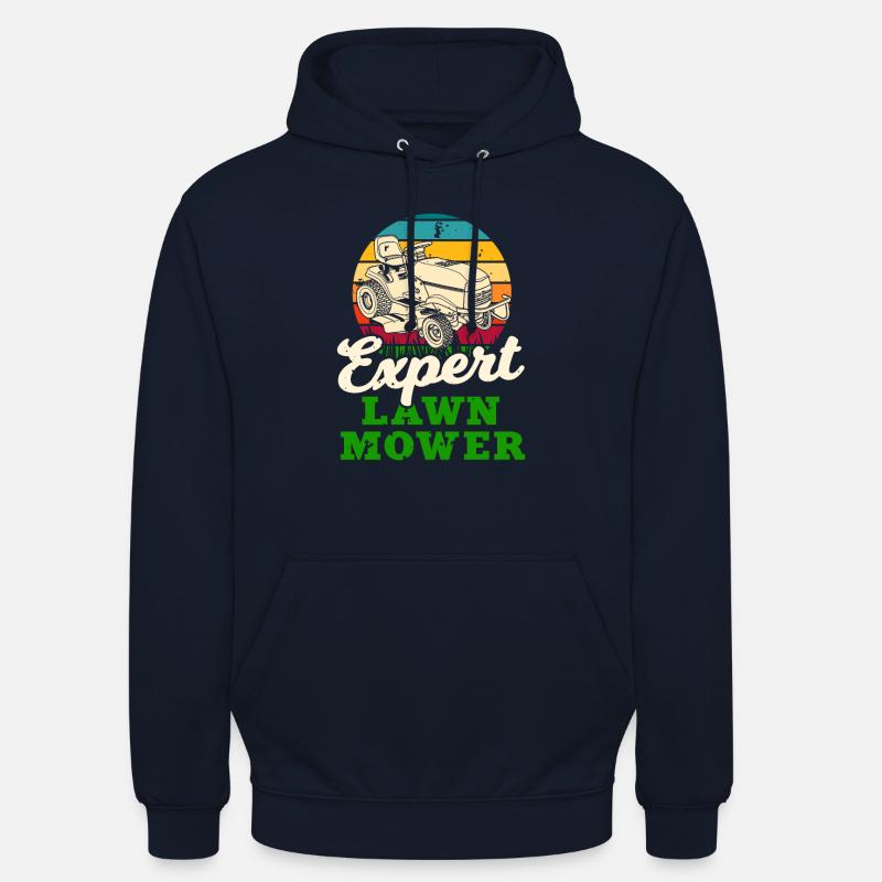 Tondeuse à gazon Expert - Sweat-shirt à capuche unisexe - marine