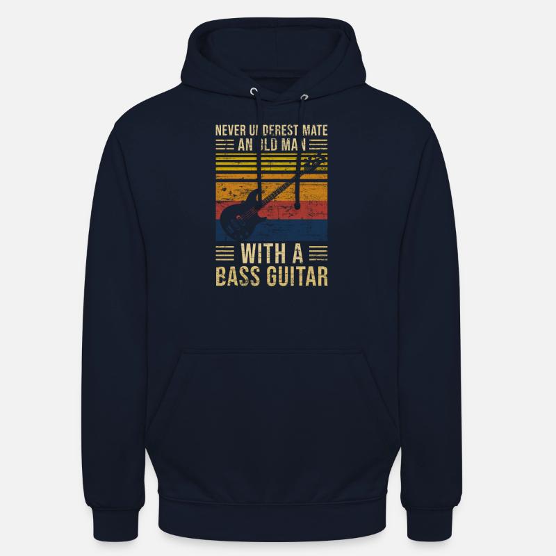 Basse sous-estimation Old Man - Sweat-shirt à capuche unisexe - marine