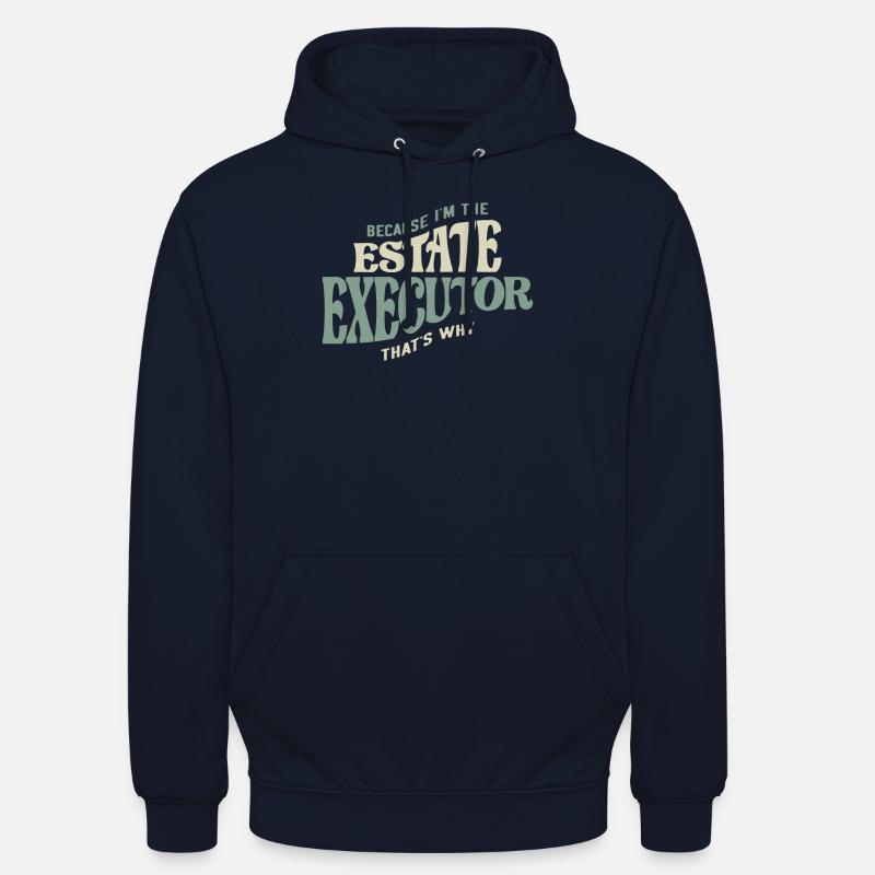 Fier exécuteur testamentaire - Sweat-shirt à capuche unisexe - marine