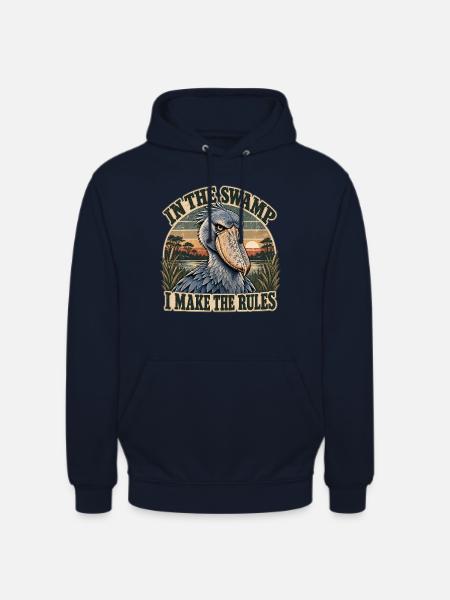 Shoebill – Ich mache die Regeln - Unisex Hoodie - Navy