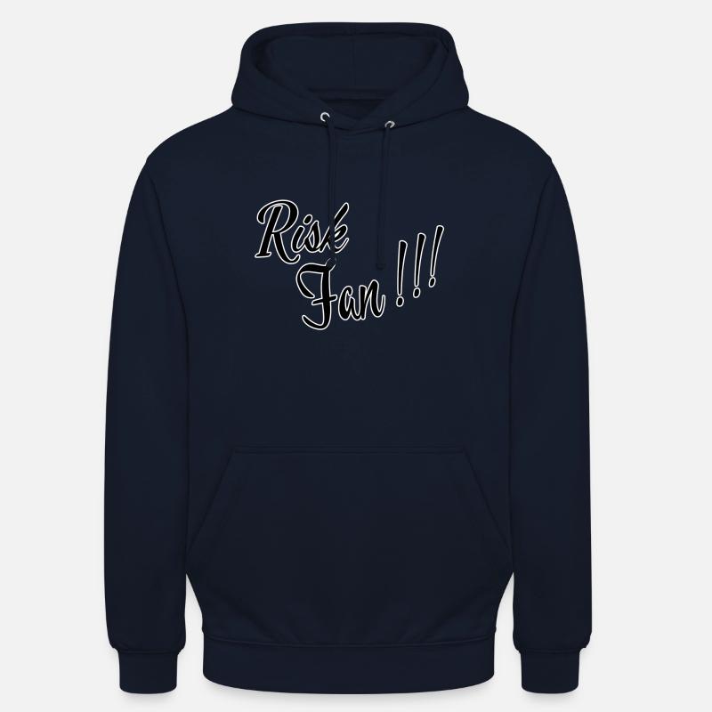 Ventilateur de risque - Sweat-shirt à capuche unisexe - marine