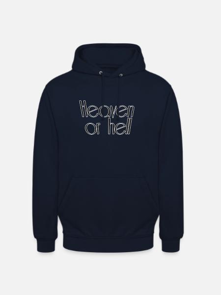 Heaven or hell - Unisex Hoodie - Navy