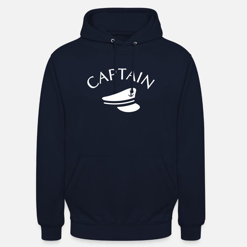 CAPTAIN CAPTAIN HAT - Unisex Hoodie - navy