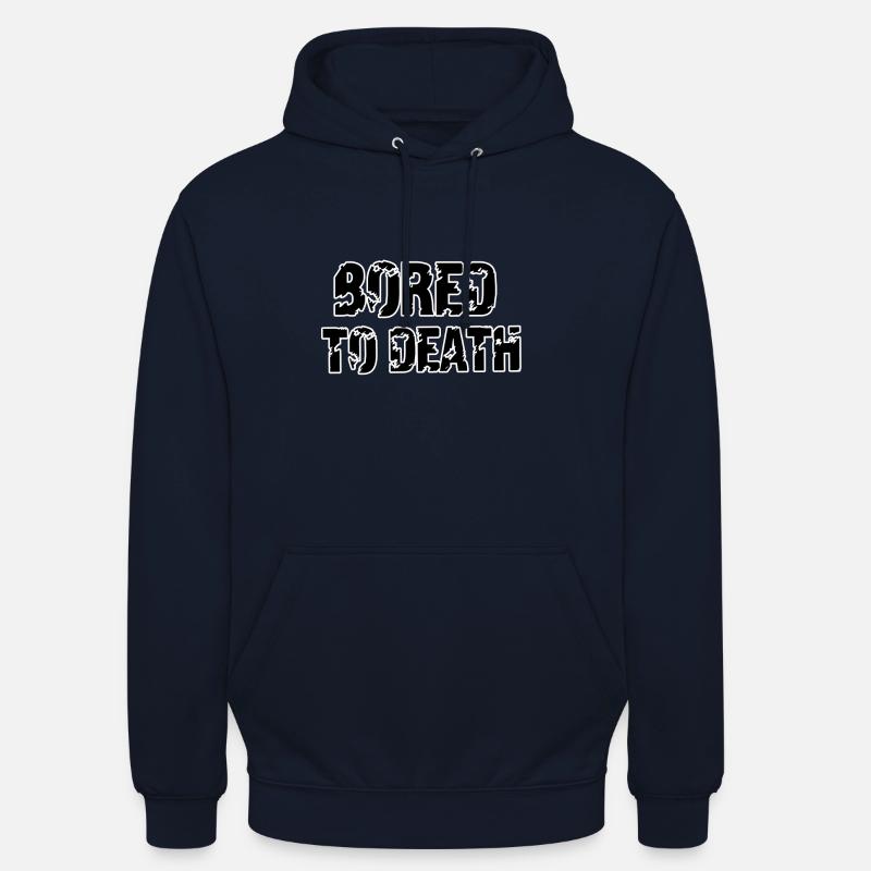 Ennuyé à mourir - Sweat-shirt à capuche unisexe - marine