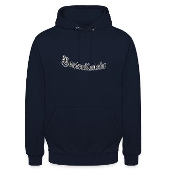 Kontrolleurin - Unisex Hoodie - Navy - Vorne - Alina (178cm) & Michal (187cm)