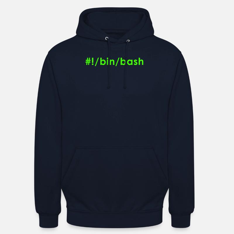 Linux bash - Unisex Hoodie - navy