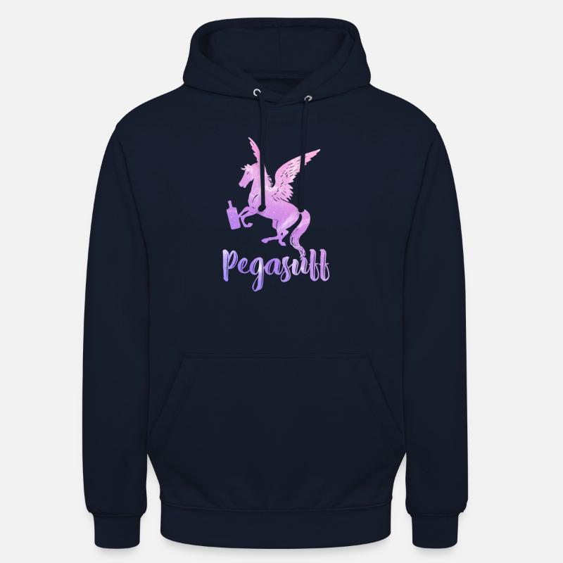 Pegasuff Célibataires - Sweat-shirt à capuche unisexe - marine