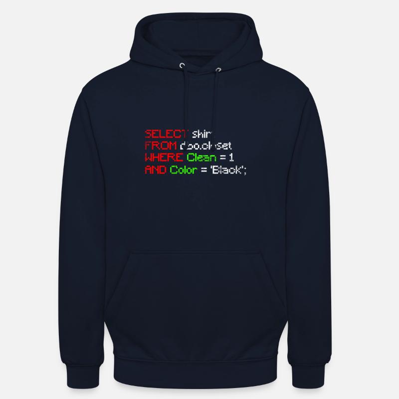 Programmeur Geek Computer - Sweat-shirt à capuche unisexe - marine