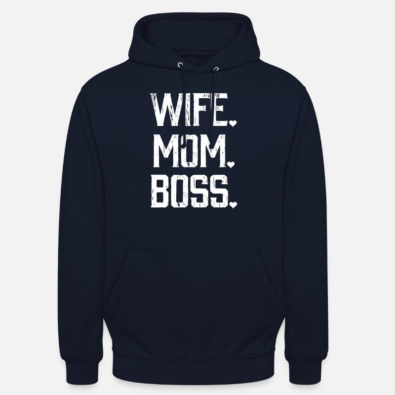 Ehefrau Mutter Boss - Unisex Hoodie - Navy