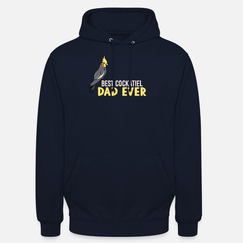 Perruche perruche calopsitte oiseau - Sweat-shirt à capuche unisexe - marine