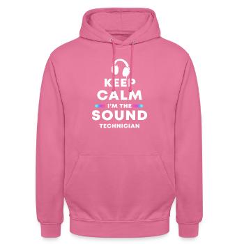 Sound engineer - Unisex Hoodie - pink - Front - Alina (178cm) & Michal (187cm)