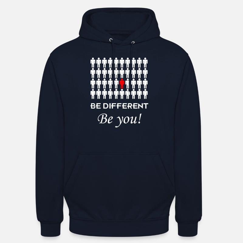 Sei anders - Sei Du - Unisex Hoodie - Navy