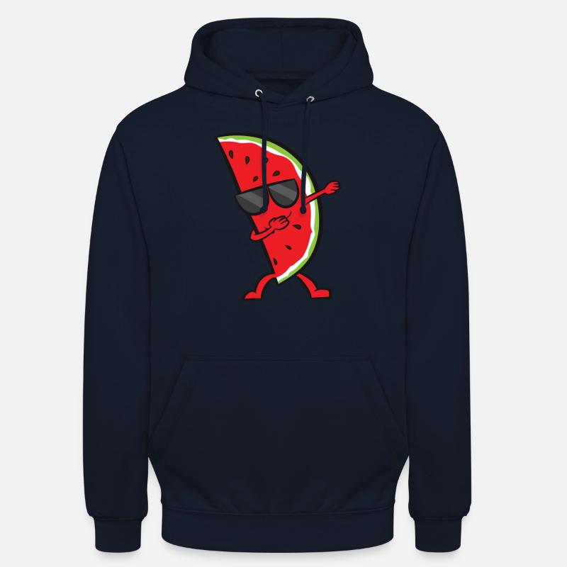 Dab Pastèque Amour Pastèque - Sweat-shirt à capuche unisexe - marine