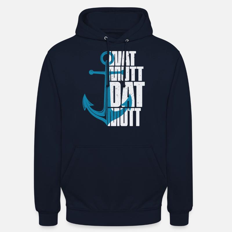 Wat Mutt Dat Mutt - Unisex Hoodie - navy