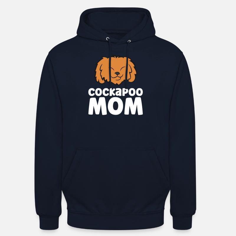 Cockapoo Dog Mama Cockapoo Mom - Unisex Hoodie - navy