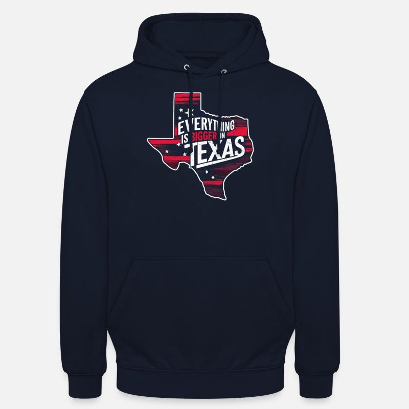 Texas State Texans Texas - Sweat-shirt à capuche unisexe - marine