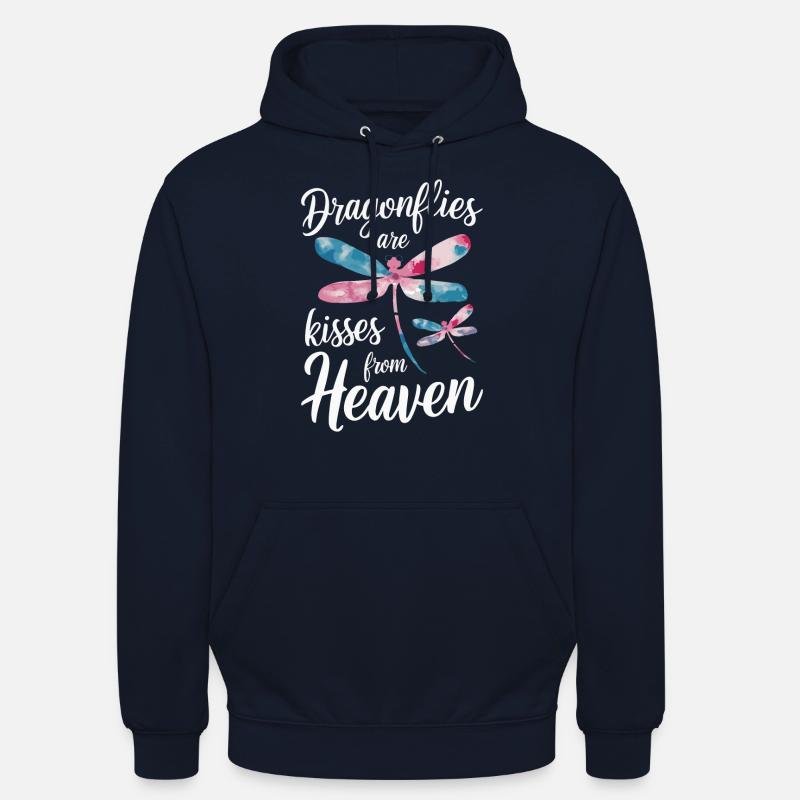 Libellule Libellules Insectes Nature - Sweat-shirt à capuche unisexe - marine
