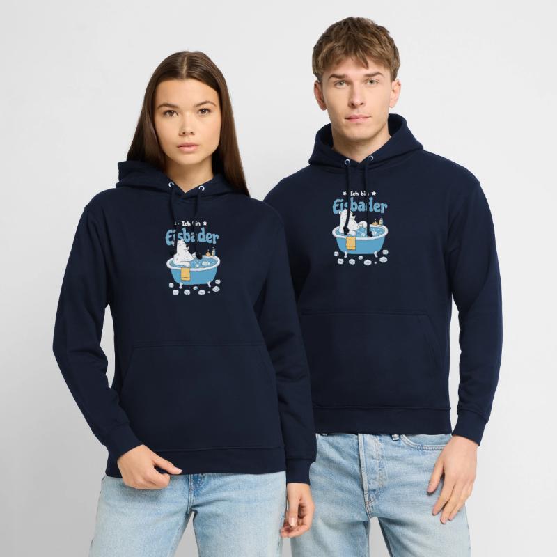 Der Eisbader – Kältetherapie Eisbär bei Eisbad Unisex Hoodie