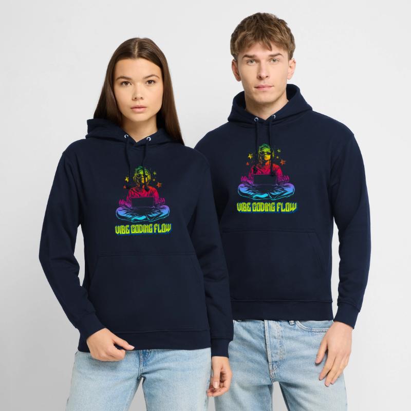 VIBE CODING FLOW – Programmers & Coders Unisex Hoodie