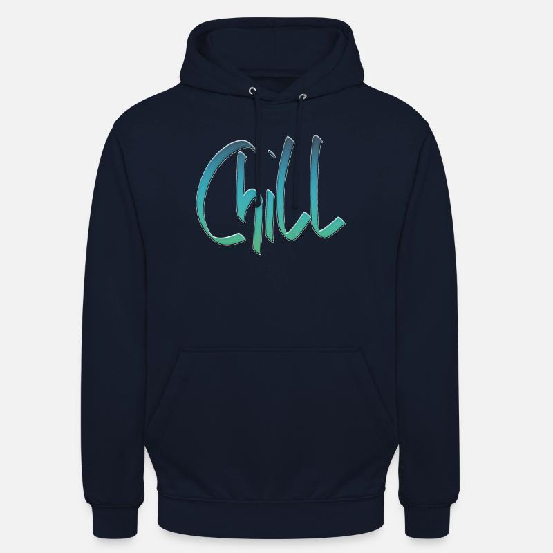 Chill encore - Sweat-shirt à capuche unisexe - marine