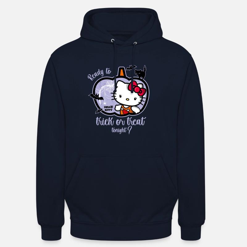 Hello Kitty Halloween Süßes Oder Saures - Unisex Hoodie - Navy