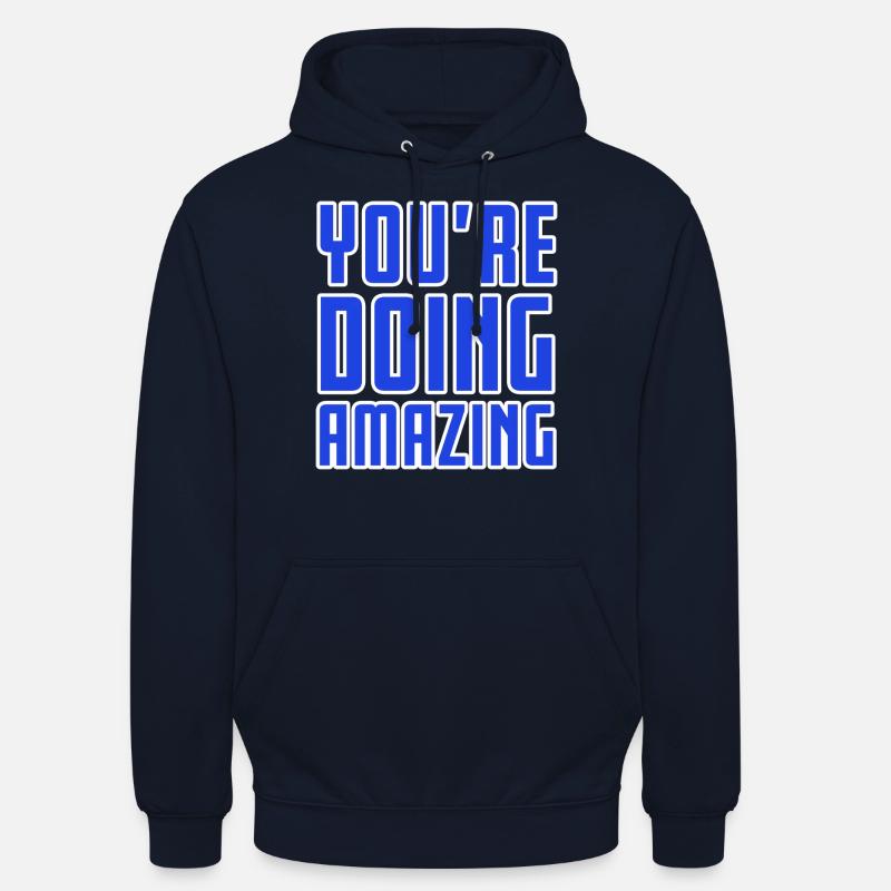 VOUS FAITES DES CHOSES INCROYABLES - Sweat-shirt à capuche unisexe - marine
