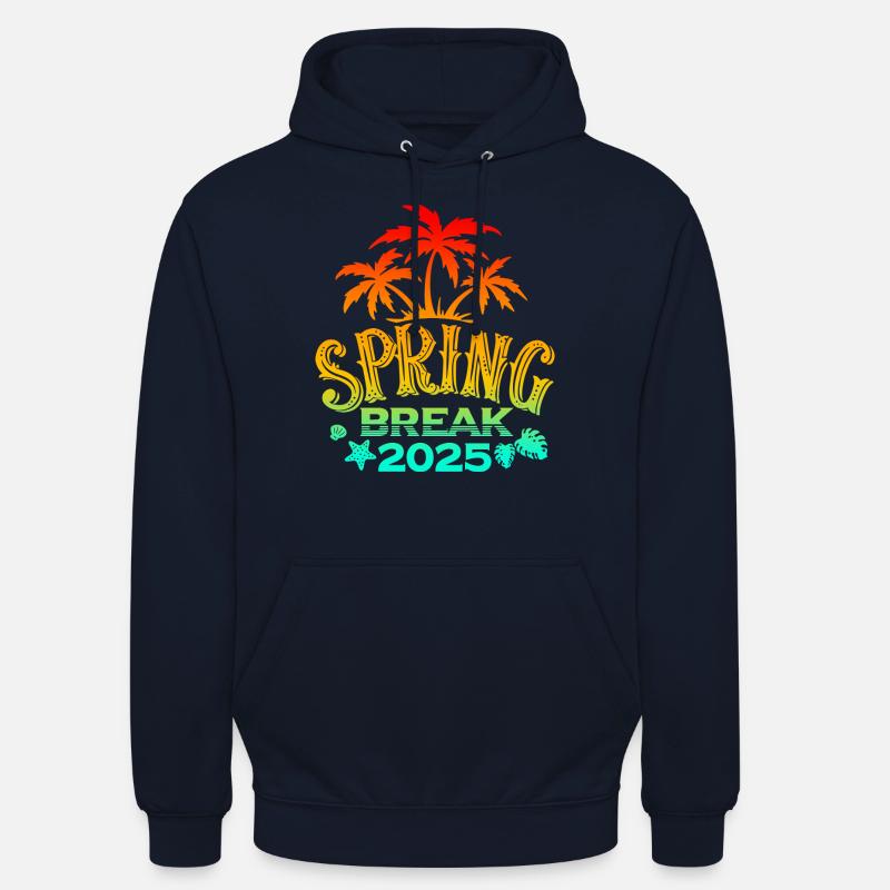 Spring Break 2025 - Sweat-shirt à capuche unisexe - marine