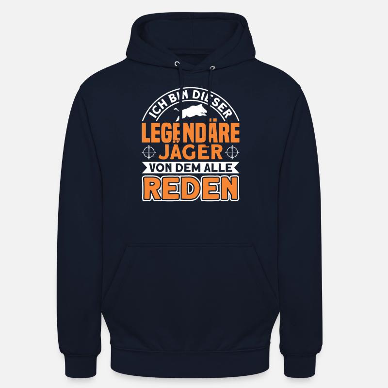 Jäger Jagd Jagen Geschenk - Unisex Hoodie - Navy