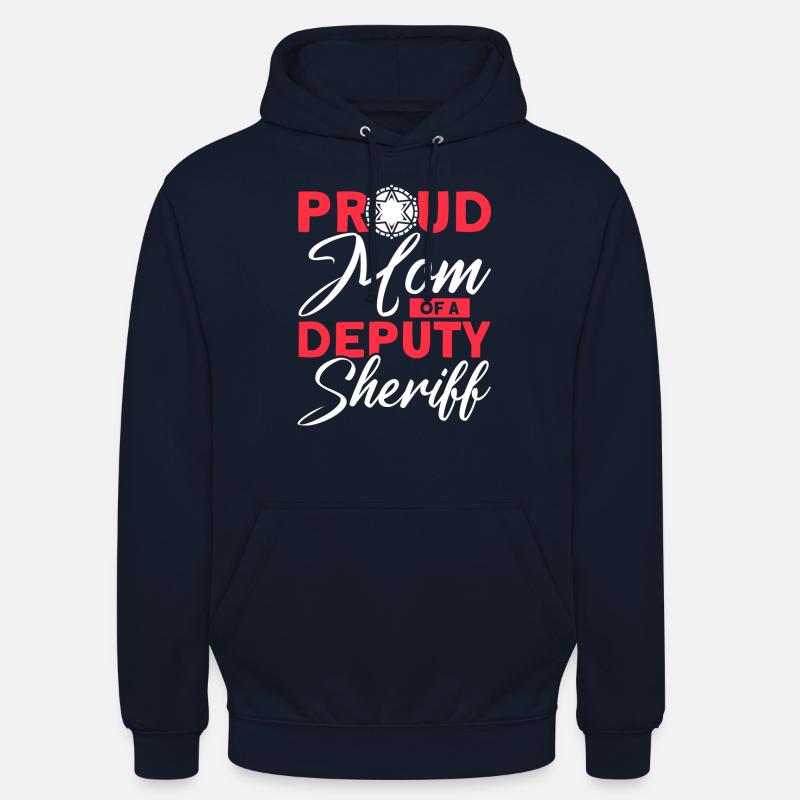 Stolze Mama Hilfssheriff Mama Mutter - Unisex Hoodie - Navy