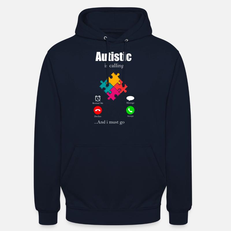 Autismus Geschenk Autist Asperger ADHS Autism - Unisex Hoodie - Navy