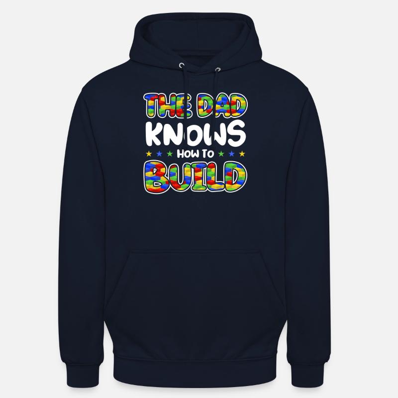 Module de serrage Papa - Sweat-shirt à capuche unisexe - marine