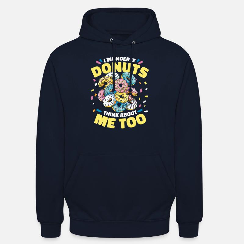 Donut Donuts Candy Bagel - Sweat-shirt à capuche unisexe - marine